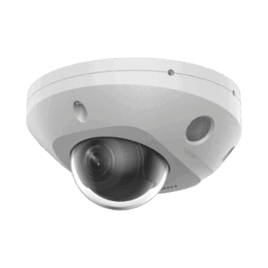 [Dual Light + 2 Micrófonos Integrados] Mini Domo IP 4 Megapixel / Lente 2.8 mm / 30 mts Luz Blanca + 30 mts IR / ACUSENSE / Exterior IP67 / IK08 /  WDR 120 dB / PoE / ONVIF / MicroSD / ACUSEEK