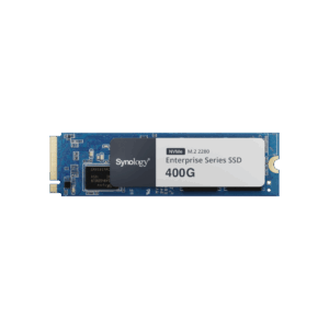 SSD 400 GB NVMe M.2 Serie Enterprise | SSD 400 GB | Alto Rendimiento Hasta 660000 IOPS Lectura | Resistencia Hasta 2900 TBW | Protección de Datos Integral | Análisis de Vida Útil | Diseñada para Sistemas Synology.
