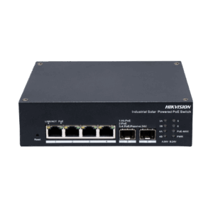 Switch Industrial con UPS / Administrable Gigabit / 3 Puertos Gigabit PoE+ (30 W) + 1 Puertos Gigabit PoE++ (90 W) / 2 Puertos SFP / 120 W Total / 48 a 57 VCD / Ideal para Proyectos / 300 Metros de Distancia