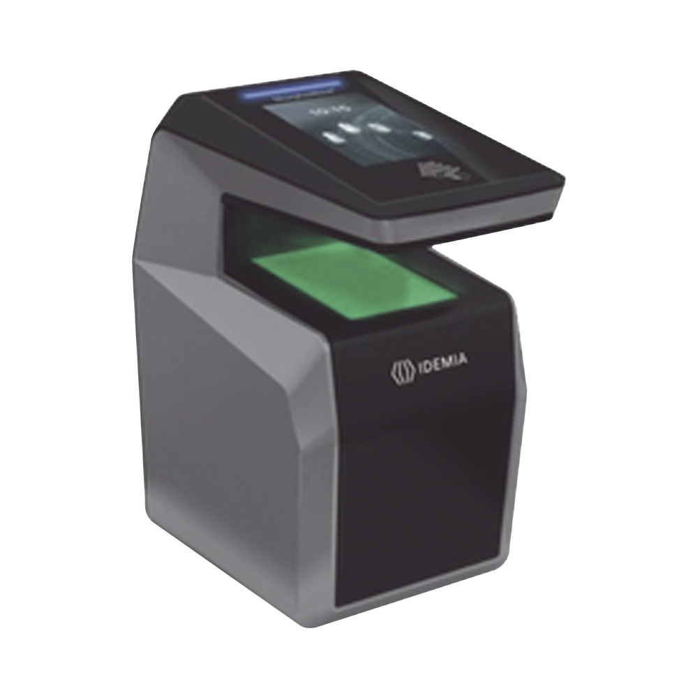 Lector de huella MorphoWave Compact MD/ IP65 / PoE, MIFARE / DESFire.
