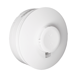 Detector Inalámbrico de Humo y Calor 5800SMOKEV / 3V Litio / Detección Fotoelectrica Multicriterio / Temperatura Fija 135°F / Alerta Baja Temperatura 41°F / RF 345 MHz / Sonido 85 dBA / Compatible con Sistemas Resideo