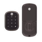 Cerradura ASSURE YRD256/ Color Bronce/ Teclado /Apertura por Smartphone Opcional/Para puertas Izq o Derecha de 35 a 57 mm de espesor