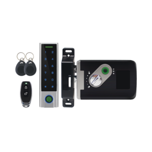 Kit de Cerradura Inteligente / Incluye Teclado y Control Remoto / Soporta Huella, Tarjeta y Contraseña / Teclado Metálico IP65