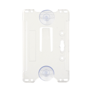 Porta tarjeta de plastico ABS / Transparente / Compatible con tarjetas ACCESSCARDEPC / PROCARDX o Formato CR80