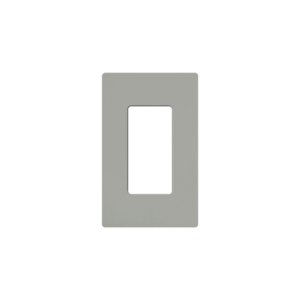 Tapa Color Gris para interruptor o dimmer Lutron, 1 gang, limpio y moderno