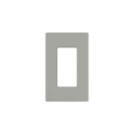 Tapa Color Gris para interruptor o dimmer Lutron, 1 gang, limpio y moderno