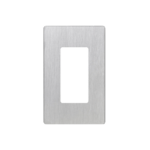 Tapa Color Metálico para interruptor o dimmer Lutron, 1 gang, limpio y moderno