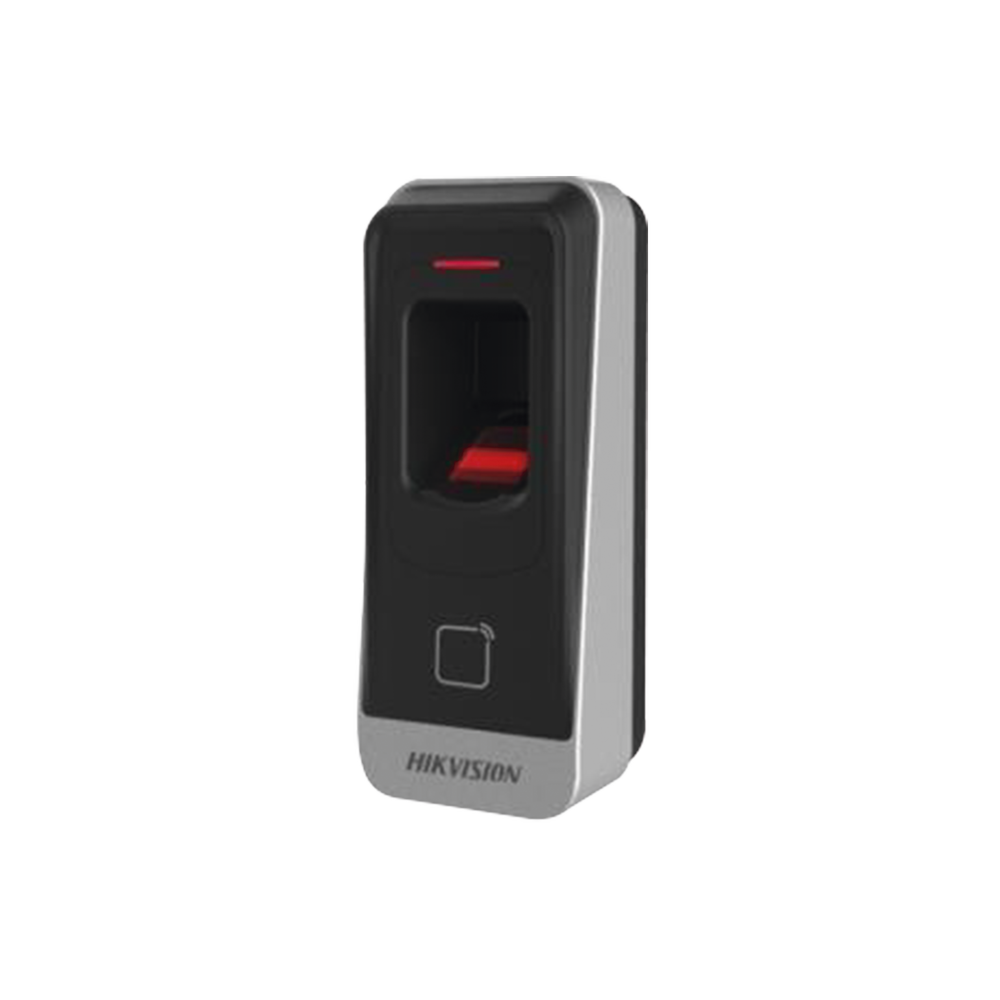Lector esclavo PROX EM IP65 / Huella Digital / Lector de Tarjetas de Proximidad / RS-485 / Interior y Exterior / Requiere Panel de Control de Acceso DS-K26 Series y DS-K27