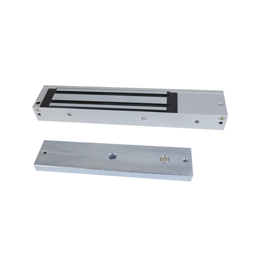 Chapa Magnética de 600 Lbs (272 Kg) / Montaje en Puerta Normal / Certificado CE /  Uso en Interior / Magnetismo Anti-residual