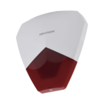 Sirena Estrobo Cableada Hikvision / Ideal para cualquier Panel de Alarma / Roja / 105 dB / Protección IP54 - Image 3