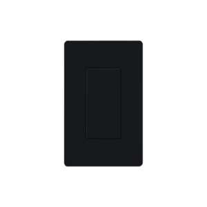 Placa ciega de pared color negro