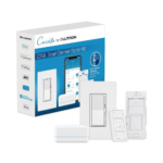 (Caseta Wireless) Kit Hub controlador, atenuador, control remoto PICO, base de pared y tapa. - Image 2