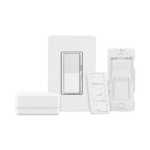 (Caseta Wireless) Kit Hub controlador, atenuador, control remoto PICO, base de pared y tapa. - Image 3