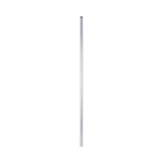 Poste de esquina fabricado en tubo galvanizado con 5 perforaciones para aisladores.