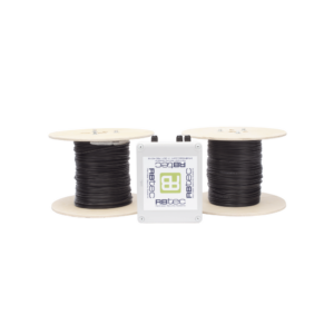 MICALERT Cable Sensor para Paredes, Rejas Rigidas o barandales / 2 zonas de 305 metros / 610 Metros de Protección Total/Tarjeta LPU400/Calibración via software