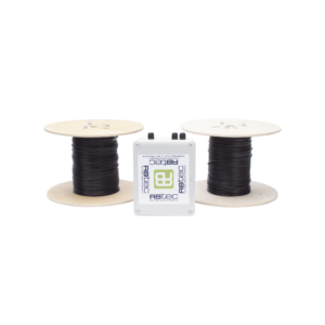 MICALERT Cable Sensor para Paredes, barandales, rejas rigidas / 2 zonas de 152 metros / 304 Metros de protección total/Tarjeta LPU400/Calibración via software