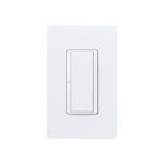 Switch interruptor on/off, 8A iluminacion, 1/10HP fan @120V,  120-277 V, no requiere cable neutro.