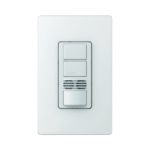 Interruptor con Sensor de Ocupación, Doble Tecnología Para Detección de Movimiento, Color Blanco