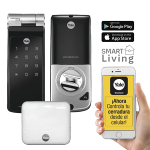 Kit de Hub con Cerradura YDF40A: Código, Biometria y apertura Smartphone en cualquier parte el Mundo