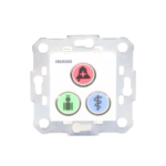 Modulo de 3 Botones iluminados con Lector RFID 125 KHz / Alarma / Cancelar y Código Azul / BUS RS485 / Compatible con NX0019/B, NX1021 y NX0015 - Image 6