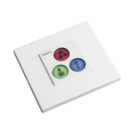 Modulo de 3 Botones iluminados para habitación de Hospital / Alarma / Cancelar y Código Azul / BUS RS485 / Compatible con NX0019/B, NX1021 Y NX0015