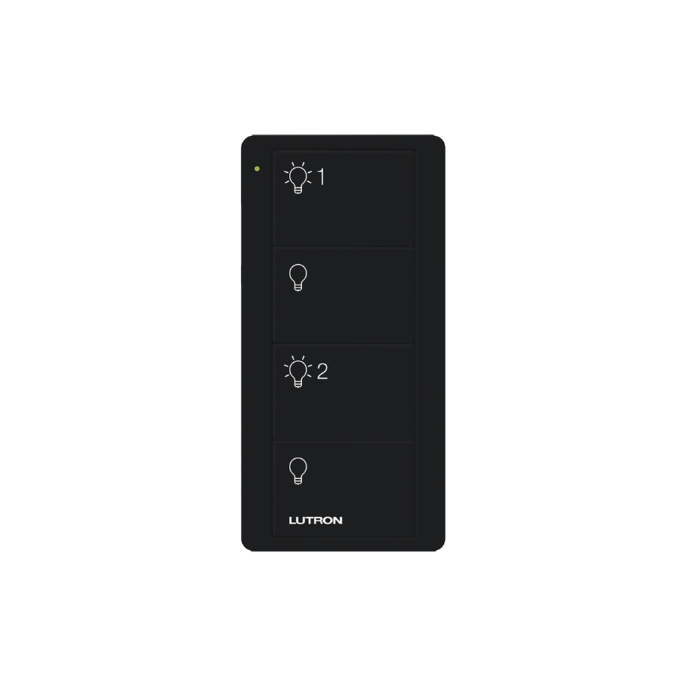 Control remoto PICO inalámbrico con 4 botones encender/apagar grupo/escenas, complemente con un atenuador o switch on/off