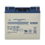 Batería 12V, 18AH, Para Respaldo, Tecnologías AGM/VRLA, Diseño De Vida Útil 5 Años, Terminales Tipo NB2, Listada UL, Libre De Mantenimiento