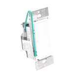 (RadioRA2) Switch on/off  RRD-8S-DV-WH de doble voltaje, un solo polo 120V/, 8A/, 1/10HP 3A en motores, apaga y enciende iluminación ó motor, NO requiere cable neutro. - Image 2