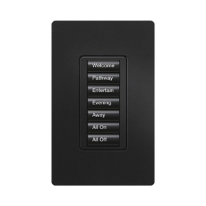 (RadioRA2) Teclado seetouch 7 botones, programe escenas diferentes en cada botón.