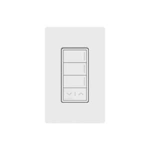 (RadioRa3) Botonera Sunnata Blanco 3 escenas y 2 botones subir/bajar para Radio RA3, programe escenas diferentes en cada botón.