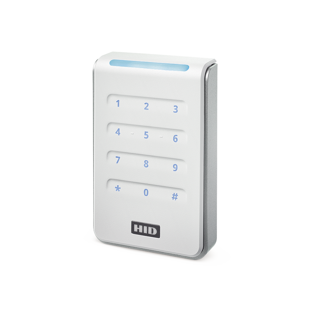 Lector R40 con TECLADO SIGNO WHITE Estandar Multitecnologia/ 40KNWS-00-000000/ Garantia de Por Vida/ Pigtail/Wiegand & OSDP
