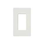 Tapa Color Blanco Satin para interruptor o dimmer Lutron, 1 gang, limpio y moderno
