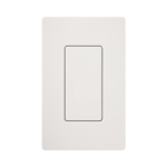 Placa ciega de pared color blanco Snow