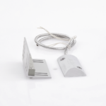 Contacto magnético para piso uso rudo con 55cm de cable blindado / GAP 75mm / Placa de montaje de "L". - Image 4