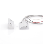 Contacto Magnético para Piso, Salida Dual NC/NA, GAP 65mm, Cubierta de Aluminio con 55cm de Cable Blindado - Image 5