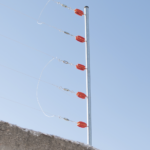 Aislador de color Rojo para postes de esquina de alta Resistencia con Anti UV de uso en cercos eléctricos - Image 3