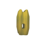Aislador de color Amarillo  para postes de esquina de alta Resistencia con Anti UV de uso en cercos eléctricos - Image 2