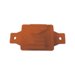 Aislador de Paso color Naranja reforzado para cercos eléctricos, resistente al clima extremoso - Image 2
