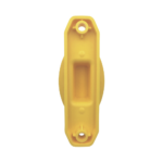 Aislador de Paso color Amarillo reforzado para cercos eléctricos, resistente al clima extremoso - Image 4
