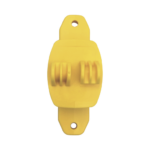 Aislador de Paso color Amarillo reforzado para cercos eléctricos, resistente al clima extremoso - Image 5