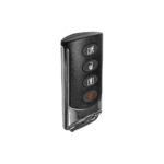 LLavero remoto de 4 Botones de uso rudo ideal para Armado total/parcial/desarmado/pánico. Duracion de Batería hasta 5 años.
