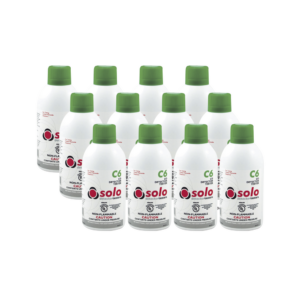 Paquete De 12 Latas De Gas Genuino De Monóxido De Carbono CO De Uso Manual o Dispensadores SOLO-330/SOLO-332