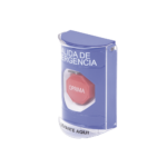 Botón de Salida de Emergencia, Texto en Español, Tapa Protectora de Policarbonato Súper Resistente, Restablecimiento con Llave - Image 3