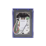 Botón Multipropósito, Color Azul, De Superficie, Con Tapa De Policarbonato, Con Bocina Pre Alarma, Para Interior, Llave Para Restablecer, Texto De Emergencia, Ingles - Image 5