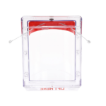 Cubierta Protectora Serie Stopper IIÆ De Policarbonato Super Resistente, Montaje Empotrado, Texto En Inglés, Sin Bocina