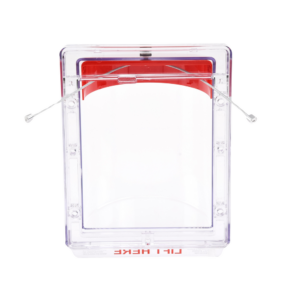 Cubierta Protectora Serie Stopper IIÆ De Policarbonato Super Resistente, Montaje Empotrado, Texto En Inglés, Sin Bocina