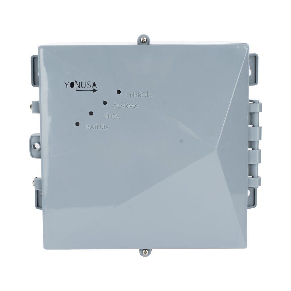 Energizador para Cerco Eléctrico AF-CR / 10,000 Volts / 10,000 Metros Lineales / Alimentación AC 127-220V o Solar / Control Remoto RF 433 MHz / Sistema de Alarma Integrado / Salida Auxiliar 12Vdc 1.5A / Respaldo con Batería Interna 4A