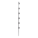 Poste con 6 Aisladores de PASO  para Cerca Electrificada. Tubo Galva. de 1.4m, cal. 18 de 1" Diam. (Sin pintar). - Image 3