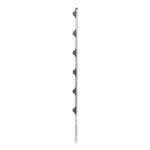 Poste con 6 Aisladores de PASO  para Cerca Electrificada. Tubo Galva. de 1.4m, cal. 18 de 1" Diam. (Sin pintar).