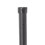 Poste de Esquina Negro de 1.2m para Cerca Electrificada de Tubo Galvanizado cal. 18 de 1"Diam. para 5 Aisladores (No incluidos). - Image 2